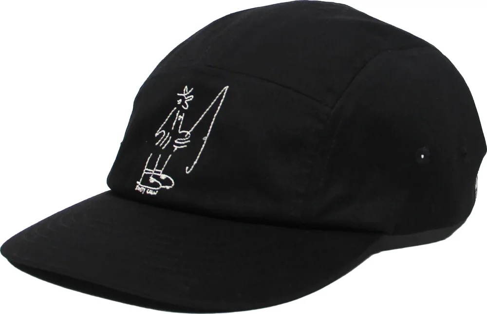 Salty Crew LB 5 Panels Cap Pirate Black v:3116143