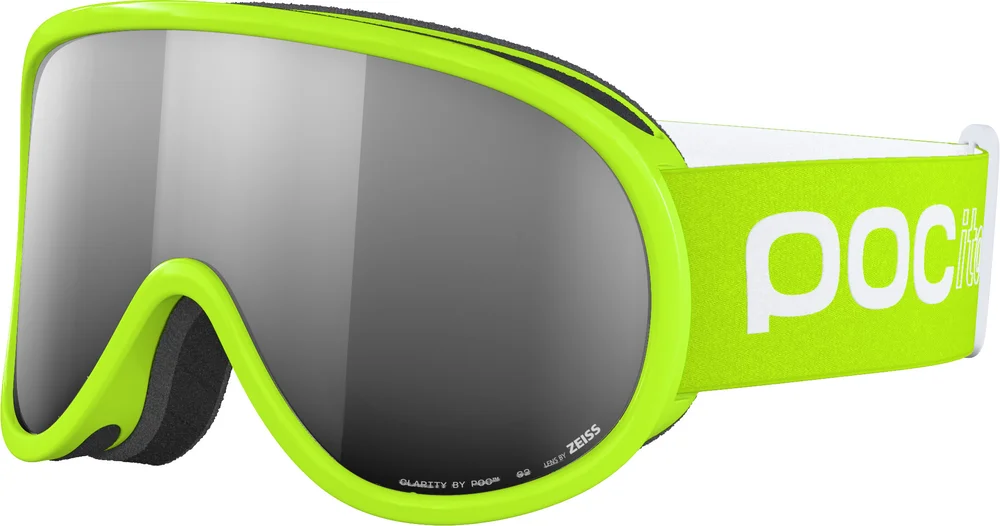 POC Kids' Pocito Retina Fluorescent Yellow/Green/Partly Sunny Silver v:6773988