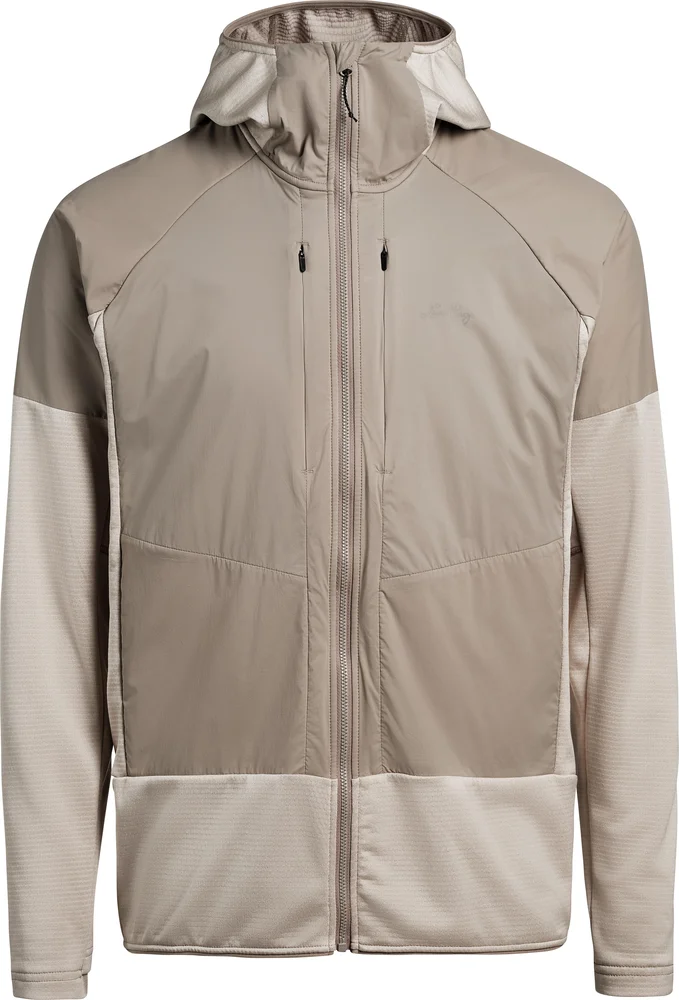 Lundhags Men’s Padje Windbreaker Hoodie Sand/driftwook v:7773420 Lundhags Men’s Padje Windbreaker Hoodie Sand/driftwook v:7773420