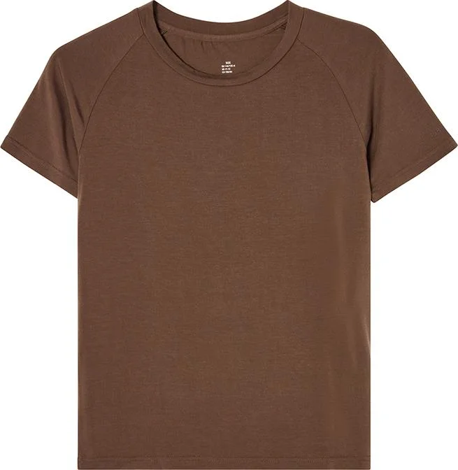Isbjörn of Sweden Teens' Wild Peak Tee Chocolate v:9130646