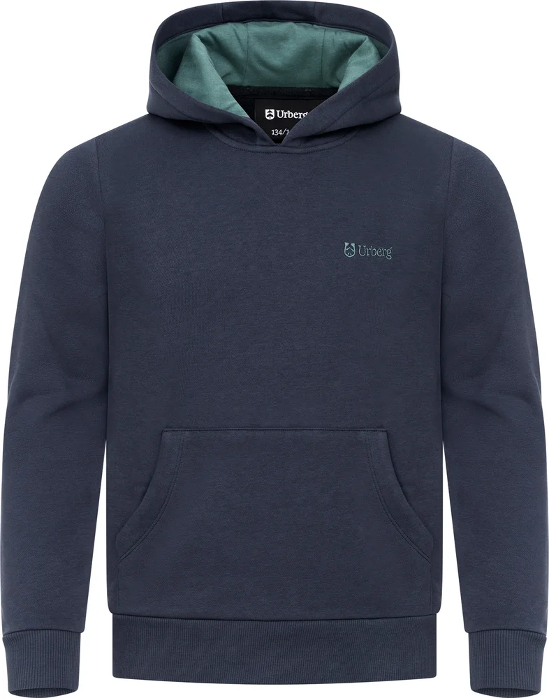 Urberg Juniors' Hood Sweat Fleece Blue Nights v:6328708