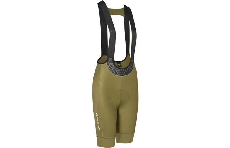 Sykkelbukser GripGrab W's PACR Bib Shorts Olive Green v:2412166
