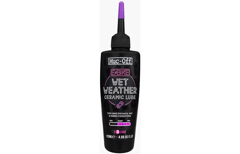 Kjedesolje E-Bike Wet Lube 120ml MUC-OFF v:7580210