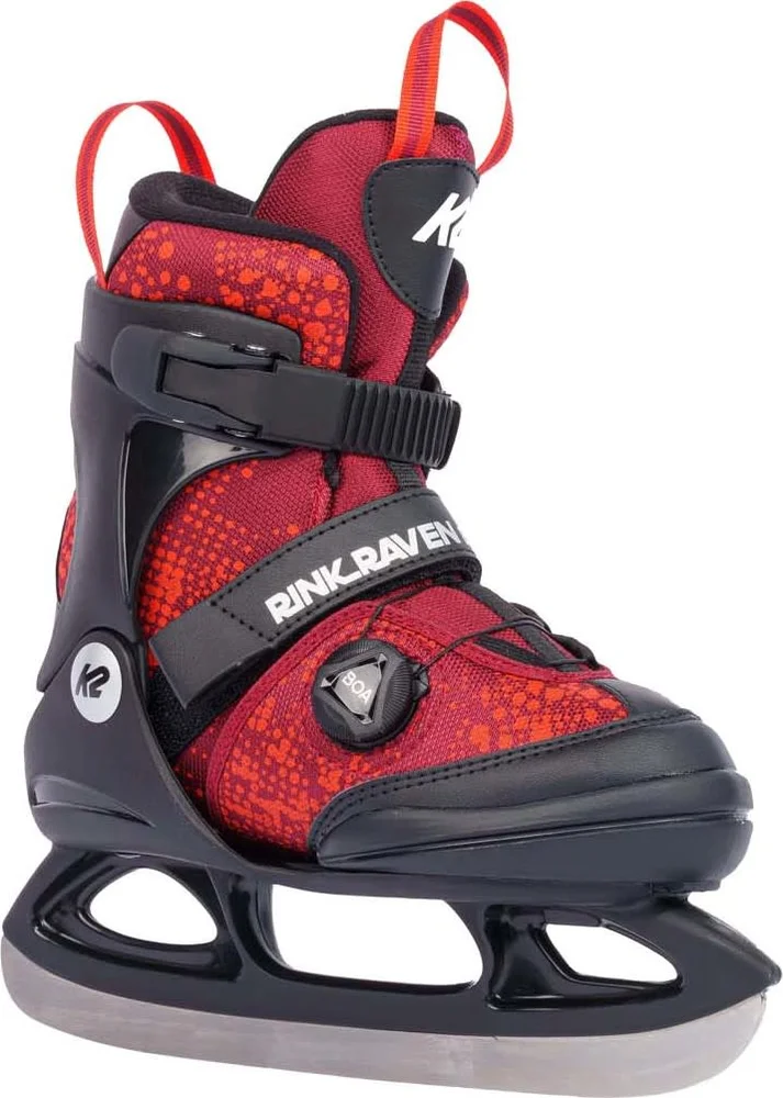 K2 Sports Kids’ Rink Raven Ice BOA Black/Red v:9164430 K2 Sports Kids’ Rink Raven Ice BOA Black/Red v:9164430
