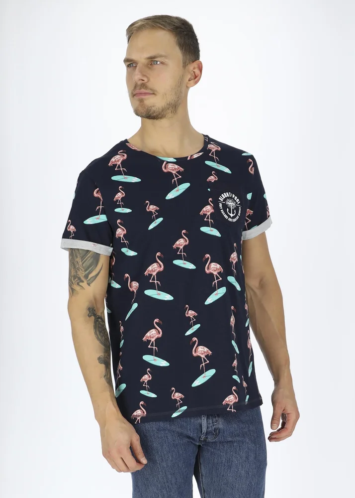 Tropical Pocket Tee v:1828584