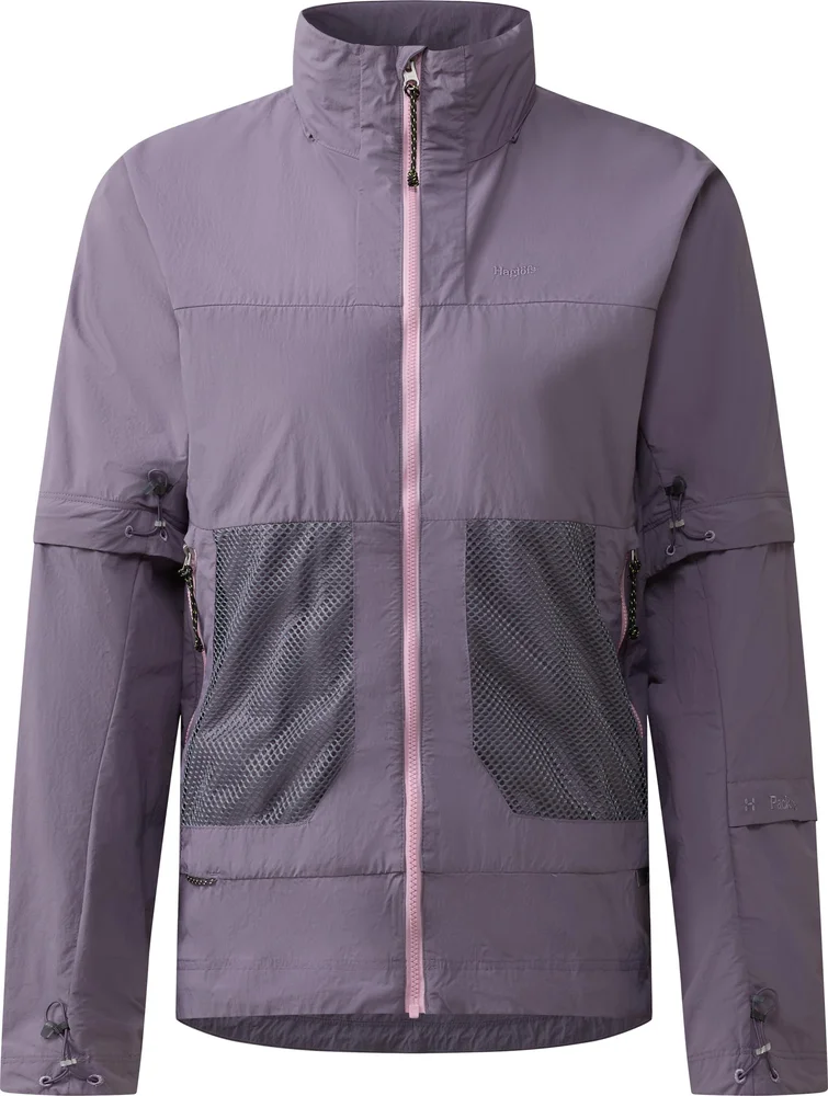 Haglöfs Women’s Solis Zip Off Jacket Purple Fog v:9450640 Haglöfs Women’s Solis Zip Off Jacket Purple Fog v:9450640