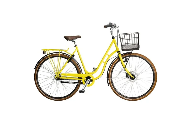 Damesykkel Skeppshult Natur Colour 7-Vxl Bära Gul v:6137169