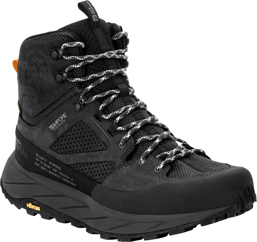 Jack Wolfskin Men’s Terraquest Texapore Mid Black v:8117896