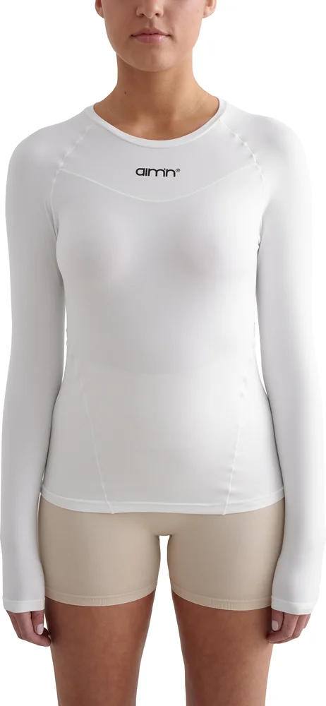 Aim’n Women’s Soft Basic Long Sleeve White v:2177806 Aim’n Women’s Soft Basic Long Sleeve White v:2177806