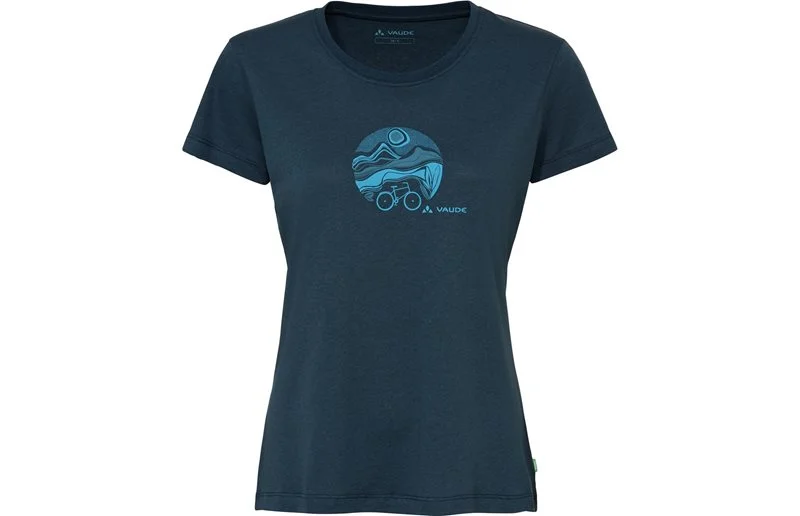 Sykkeltrøye Vaude Women's Cyclist T-Shirt V Dark Sea v:4882004