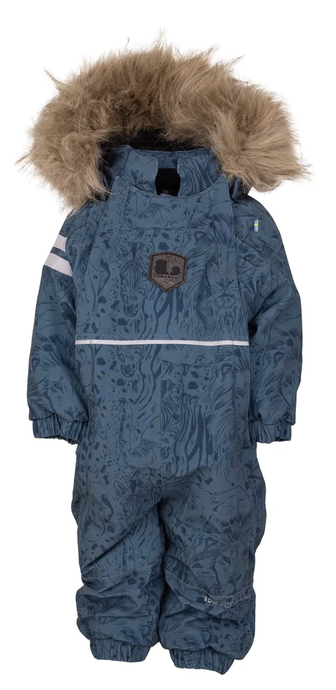 Lindberg Kids’ Colden Baby Overall Denim Blue v:5849535