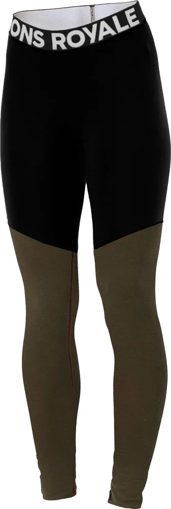 Mons Royale Women’s Cascade Merino Flex 200 Legging Dark Olive v:1599507