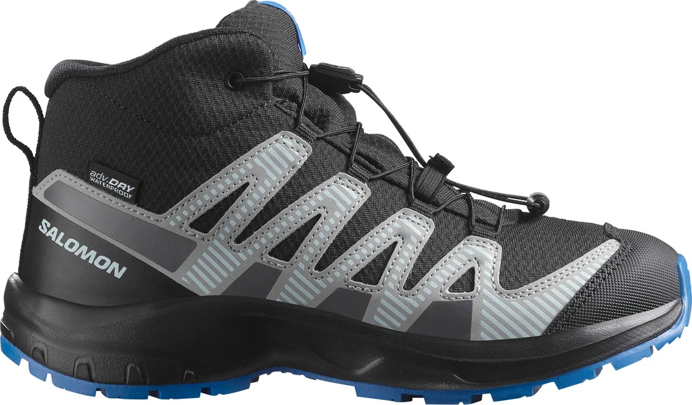 Salomon Junior's XA Pro V8 Mid Waterproof Black/monument/french Blue v:4061398