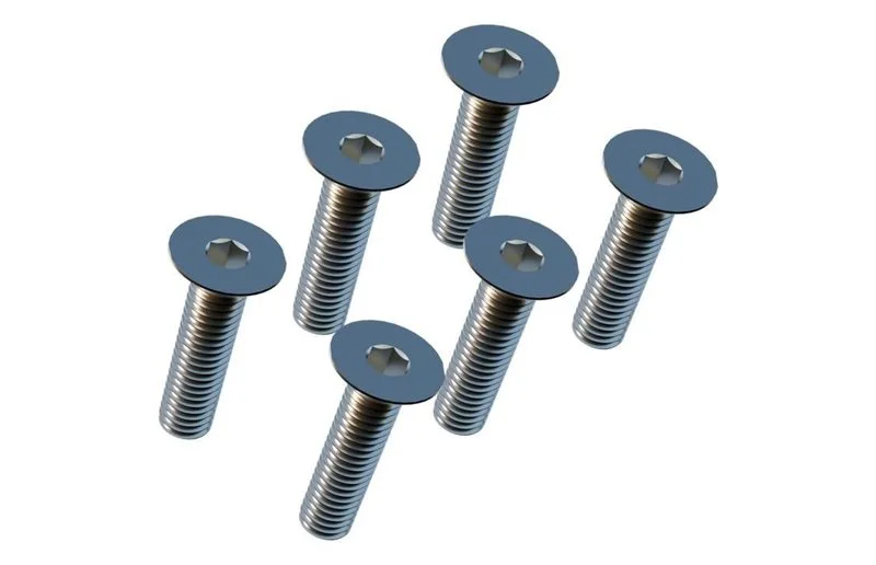 Skruesett Leatt Bolt Kit Titanium Gravity Stems 6pcs v:6777421