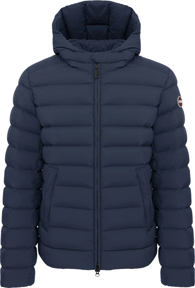Colmar Men´s Quilted Down Jacket Hood Navy Blue v:1327384