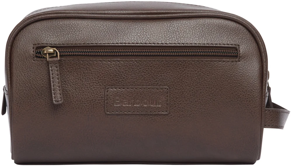 M’s Leather Washbag Dark Brown v:3390833 M’s Leather Washbag Dark Brown v:3390833