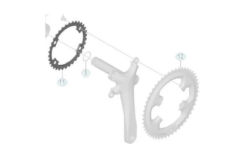 Shimano Drev Tiagra Fc-4700 110 Bcd 2 x 10-delt 34T Svart v:5766784 Shimano Drev Tiagra Fc-4700 110 Bcd 2 x 10-delt 34T Svart v:5766784