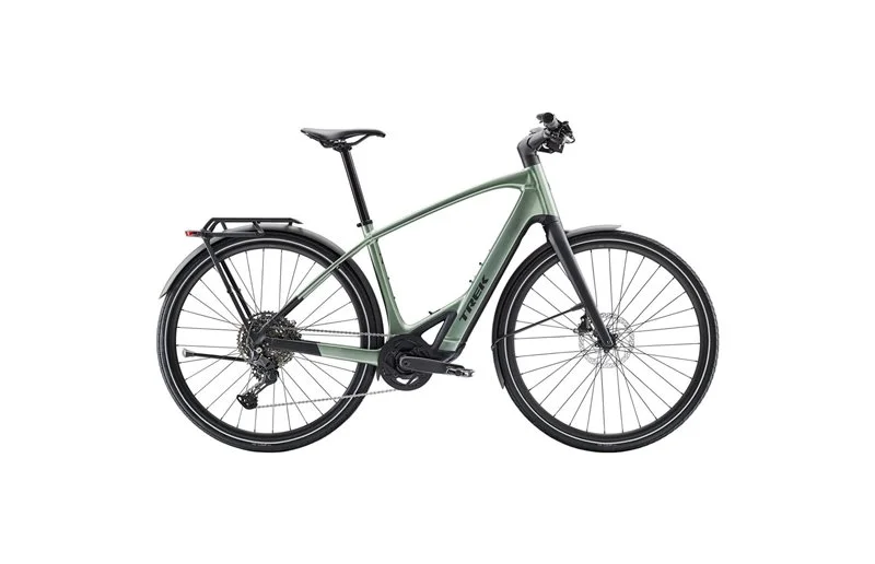 Trek Elsykkel Hybrid FX+ 7 Lichen Green Gloss v:6094397