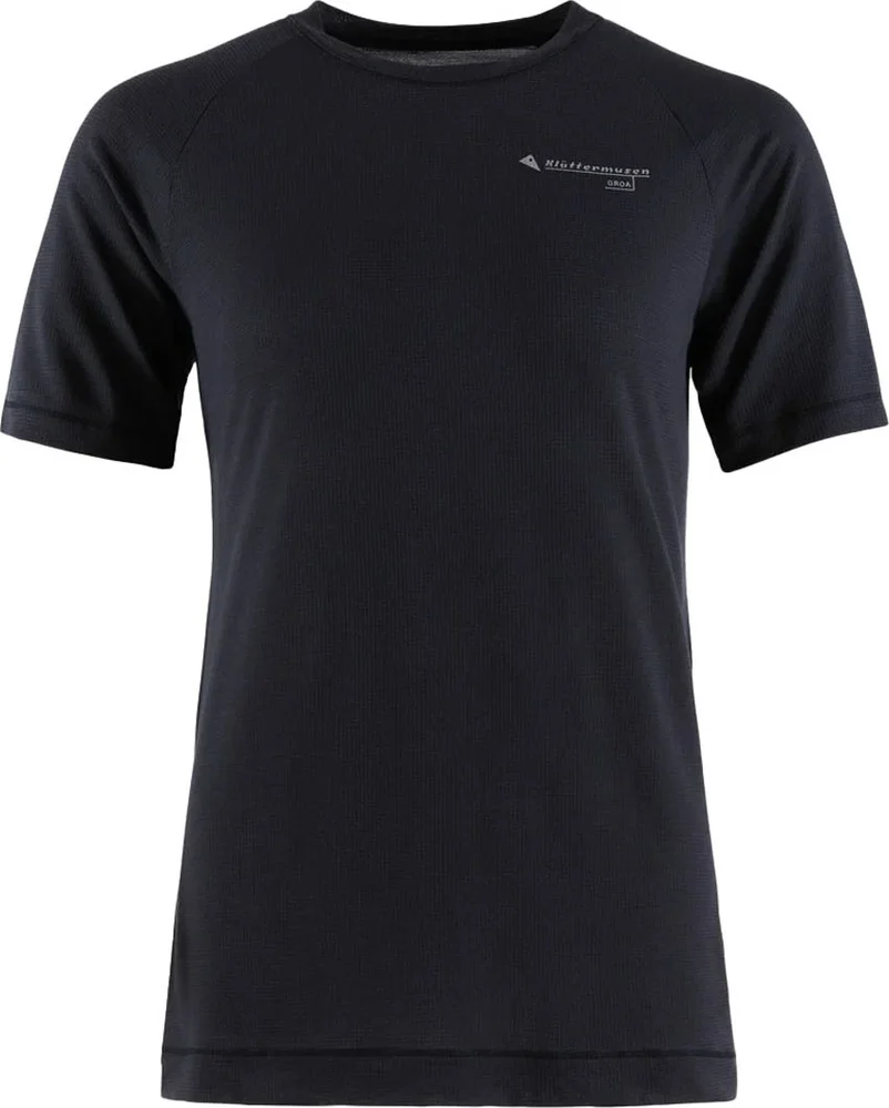 Klättermusen Women's Groa Shortsleeve Tee Raven v:1293518