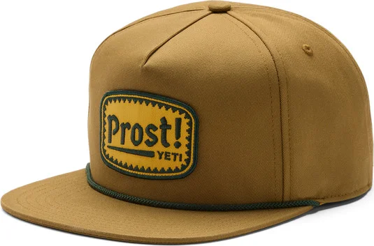 Yeti Prost! Flat Brim Rope Hat Brown v:7687005