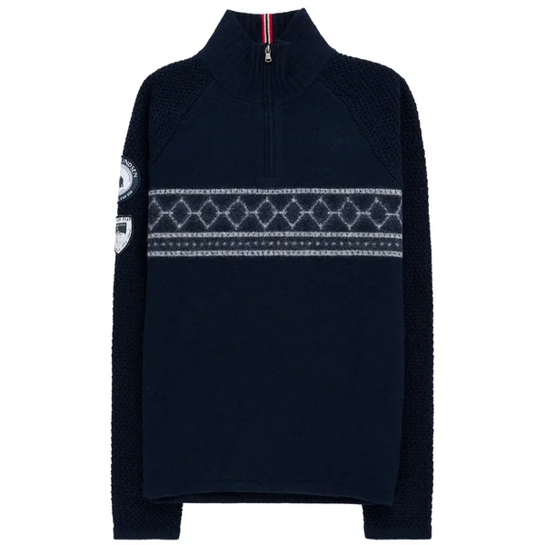 Boiled Ski Sweater Faded Navy v:5822600