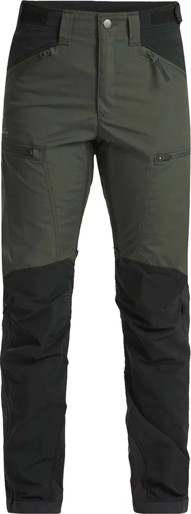 Lundhags Women's Makke High Waist Curved Pants Short Forest Green/black v:4750656