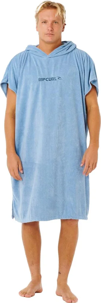 Rip Curl Brand Hooded Poncho Faded Denim v:9097043 Rip Curl Brand Hooded Poncho Faded Denim v:9097043