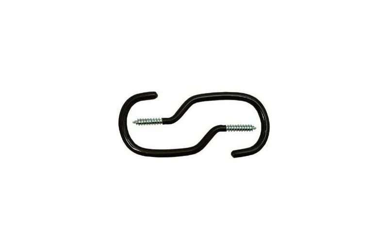 Noname Sykkelstativ med Plastbelagte Oppbevaringskroker, Svart, 2-Pack v:1693026