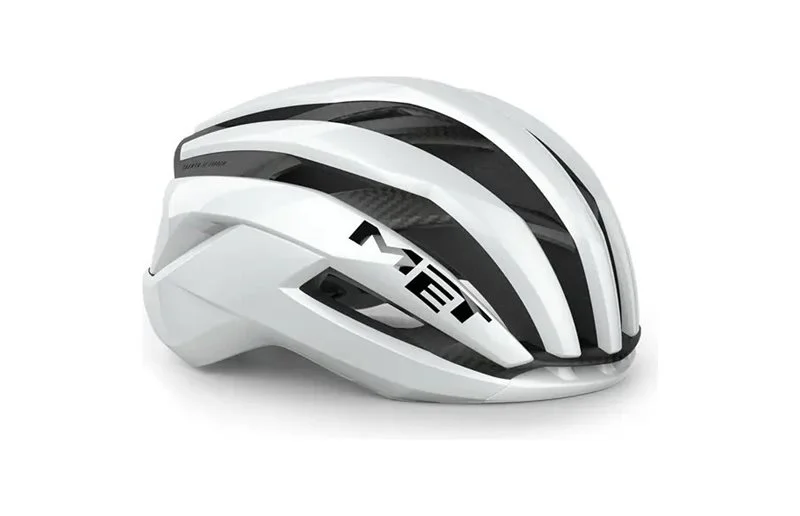 Sykkelhjelm MET Trenta 3K Carbon MIPS White Glossy v:3683827