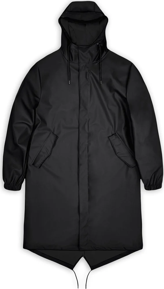 Rains Unisex Fishtail Parka Black v:4627045