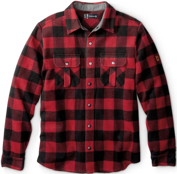 M’s Anchor Line Shirt Jacket Red v:7342275 M’s Anchor Line Shirt Jacket Red v:7342275