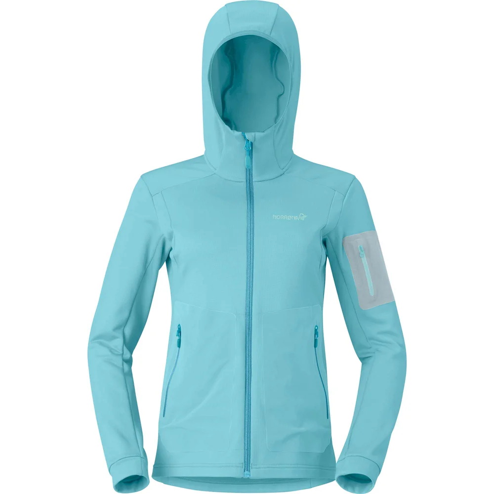 Norrøna Women's Falketind Warm Stretch Hood Brittany Blue v:3505197