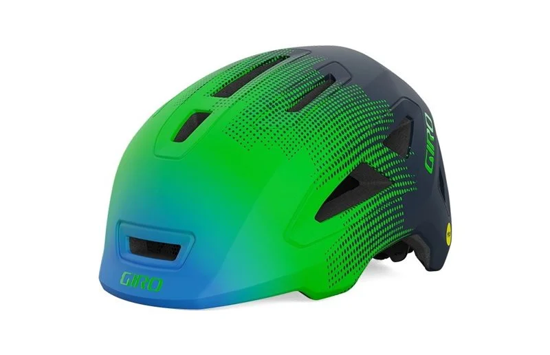Sykkelhjelm Giro Scamp II Mat Blue Green Towers v:9380317