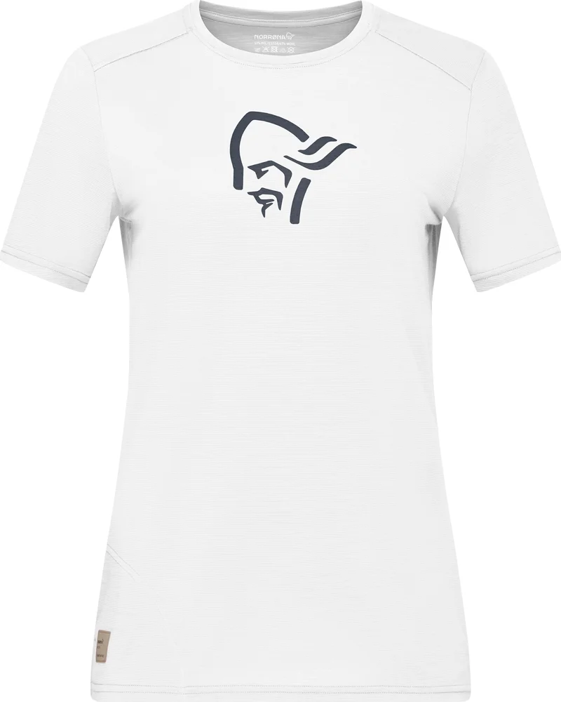 Norrøna Women's Femund Equaliser Merino T- Shirt Snow White v:9848937