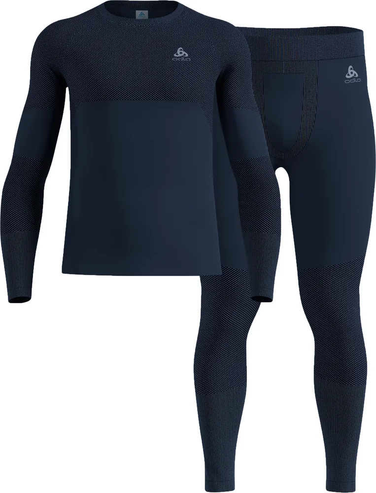 Odlo Men’s Odlo Fundamentals Performance Warm Set Long Dark Sapphire v:1961332 Odlo Men’s Odlo Fundamentals Performance Warm Set Long Dark Sapphire v:1961332
