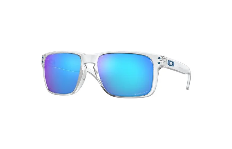 Solbriller Oakley Holbrook XL Polished Clear / Prizm Sapphire Polarized v:8474974 Solbriller Oakley Holbrook XL Polished Clear / Prizm Sapphire Polarized v:8474974