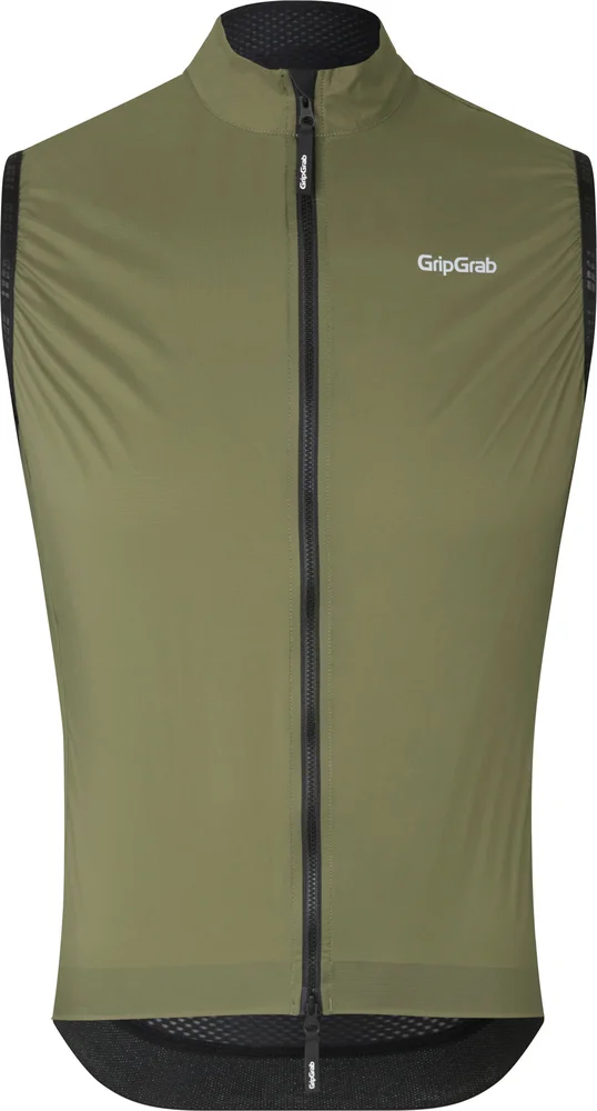 Gripgrab Men’s PACR Windproof Lightweight Vest Olive Green v:5582500 Gripgrab Men’s PACR Windproof Lightweight Vest Olive Green v:5582500
