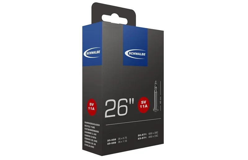 Schwalbe Sykkelslange Sv 11A Standard 20/25-559/571 Racerventil 40 mm v:5419695
