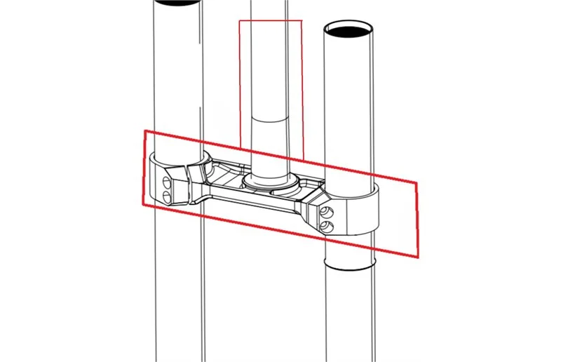 ROCKSHOX Boxxer D1+ 38mm Fork CSU Lower Crown v:9175826
