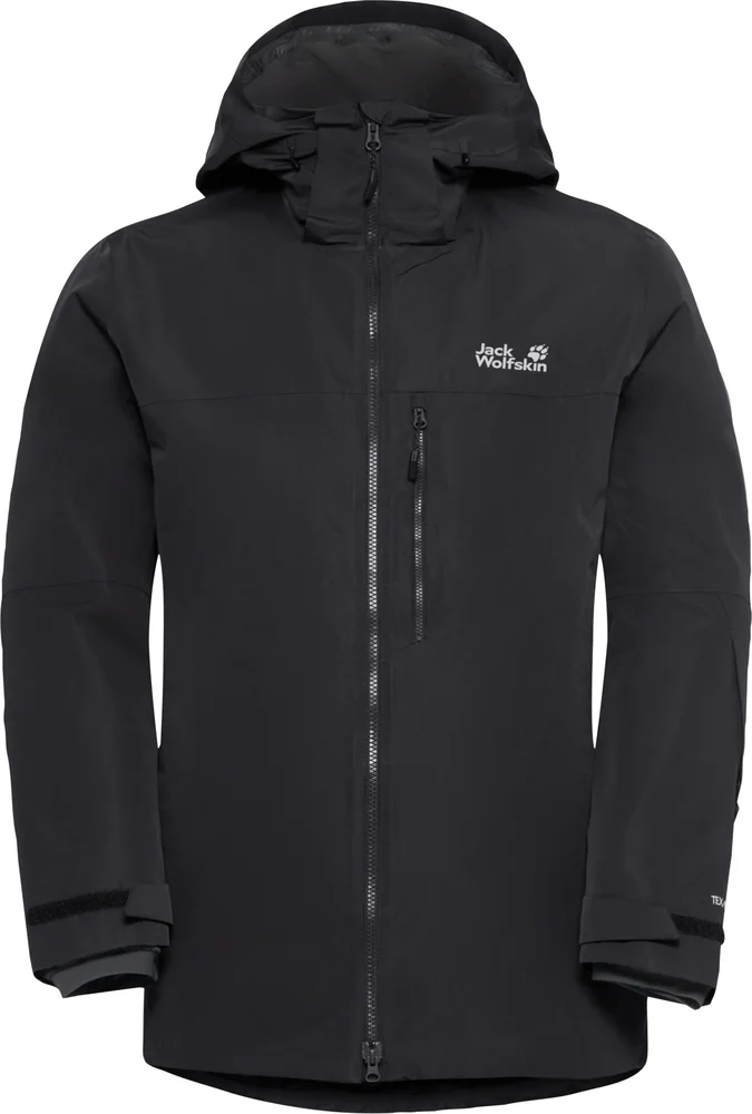 Jack Wolfskin Men's Flowline 3in1 Jacket Black v:7108976