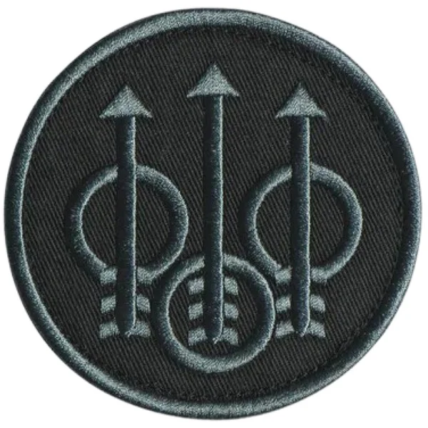 Unisex Trident Velcro Patch Black v:9197972