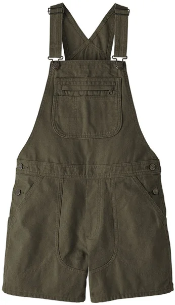W's Stand Up Cropped Overalls Basin Green v:8208686