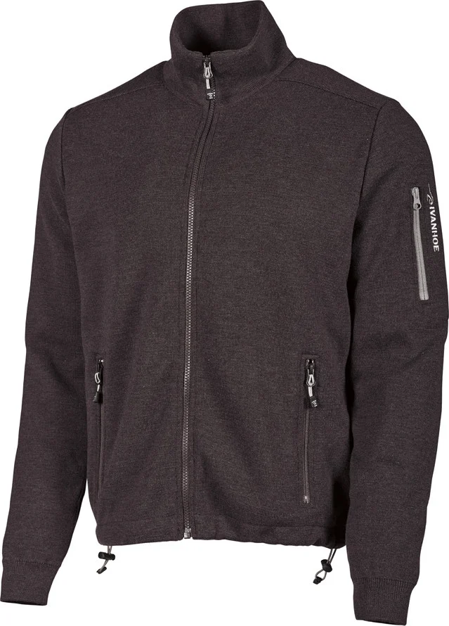 Ivanhoe Men's Hadar Full Zip Windbreaker Black v:6767714