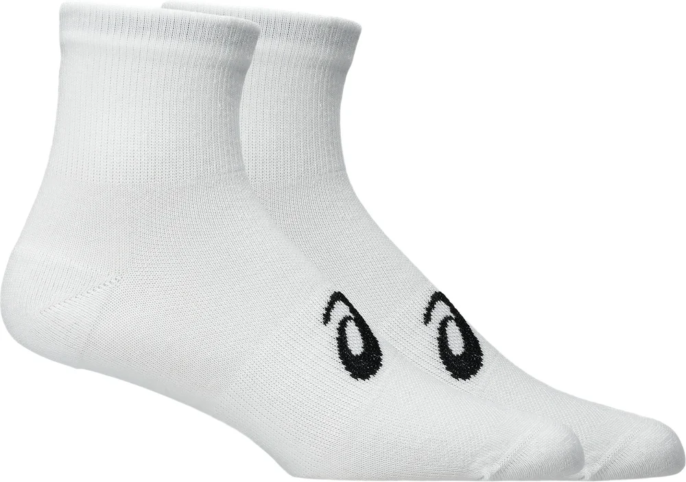 Asics 3 Pack Quarter Sock Brilliant White v:7789358 Asics 3 Pack Quarter Sock Brilliant White v:7789358