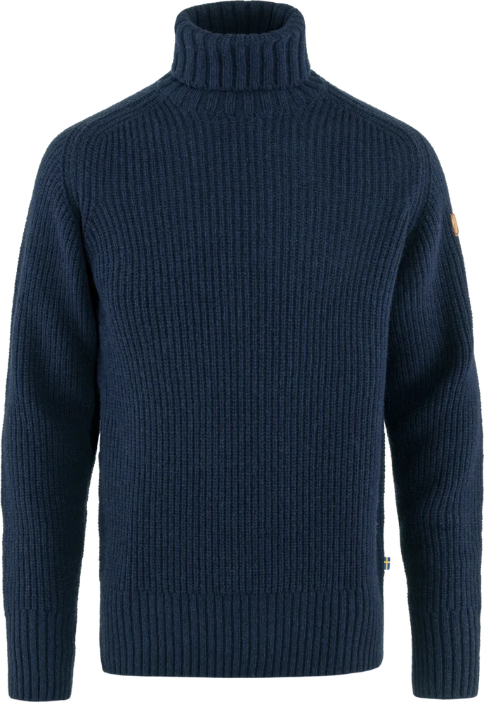 Fjällräven Men's Övik Roller Neck Sweater Dark Navy v:4186900