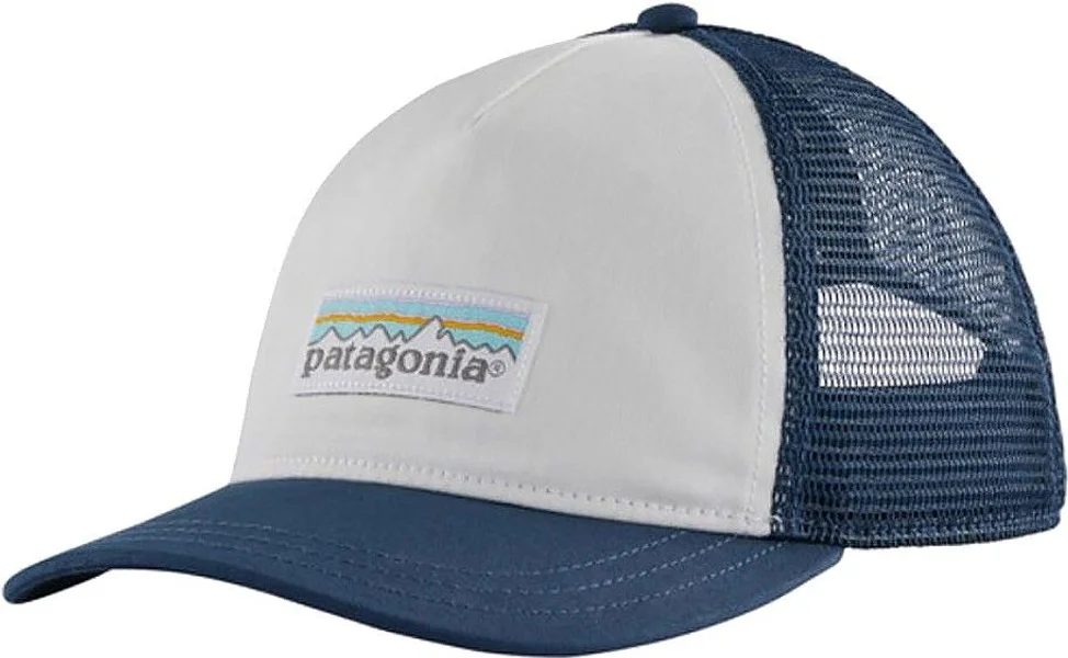W's Pastel P-6 Label Layback Trucker Hat White w/Stone Blue v:1027501