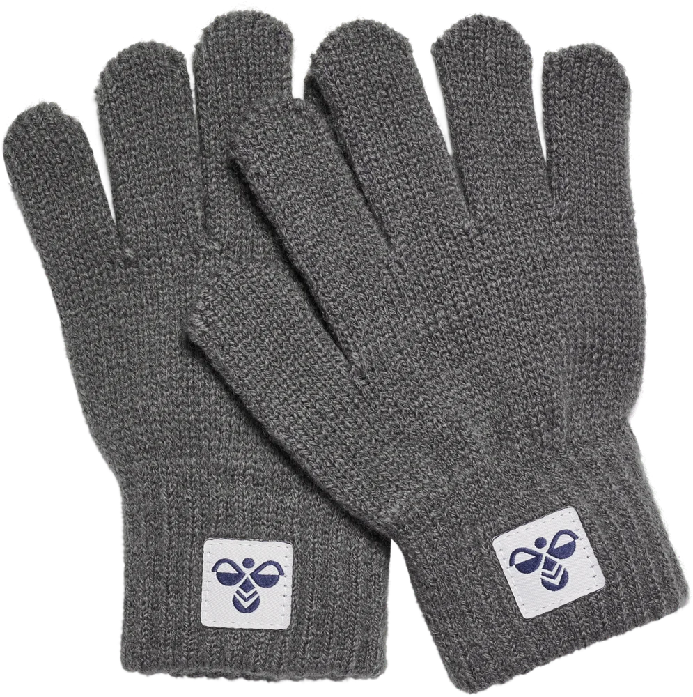Hummel Hmljr Knit Gloves 2-Pack Dark Gull Gray v:6864822 Hummel Hmljr Knit Gloves 2-Pack Dark Gull Gray v:6864822