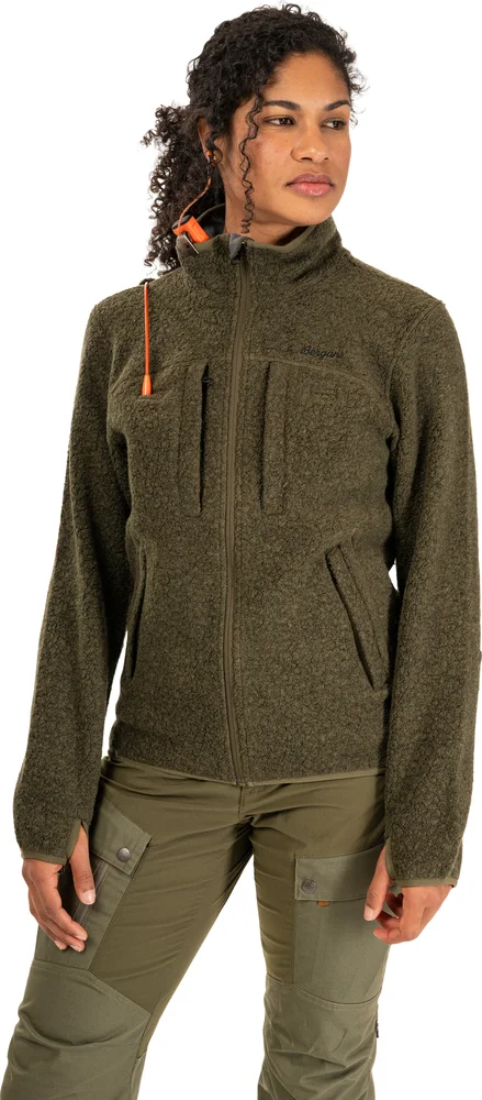 Bergans Women's Myrull Outdoor Jacket Dark Green Mud v:5204437