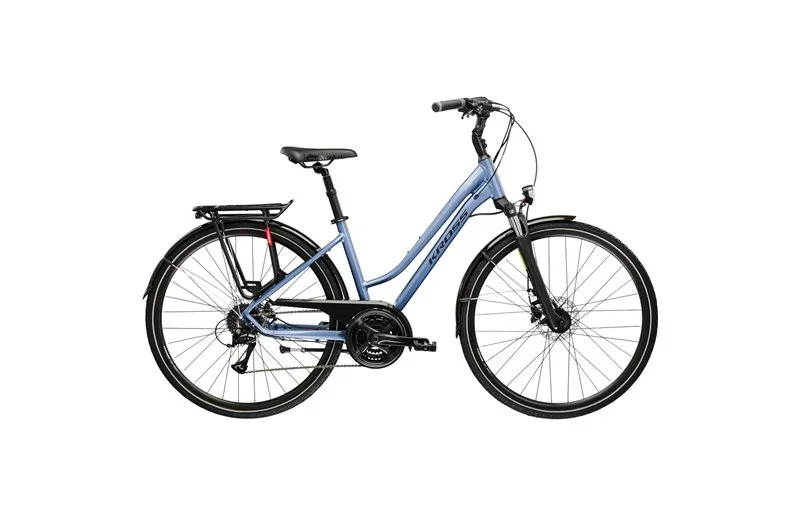 Bysykkel Kross Trans 4.0 W Blue/Black v:1255049 Bysykkel Kross Trans 4.0 W Blue/Black v:1255049