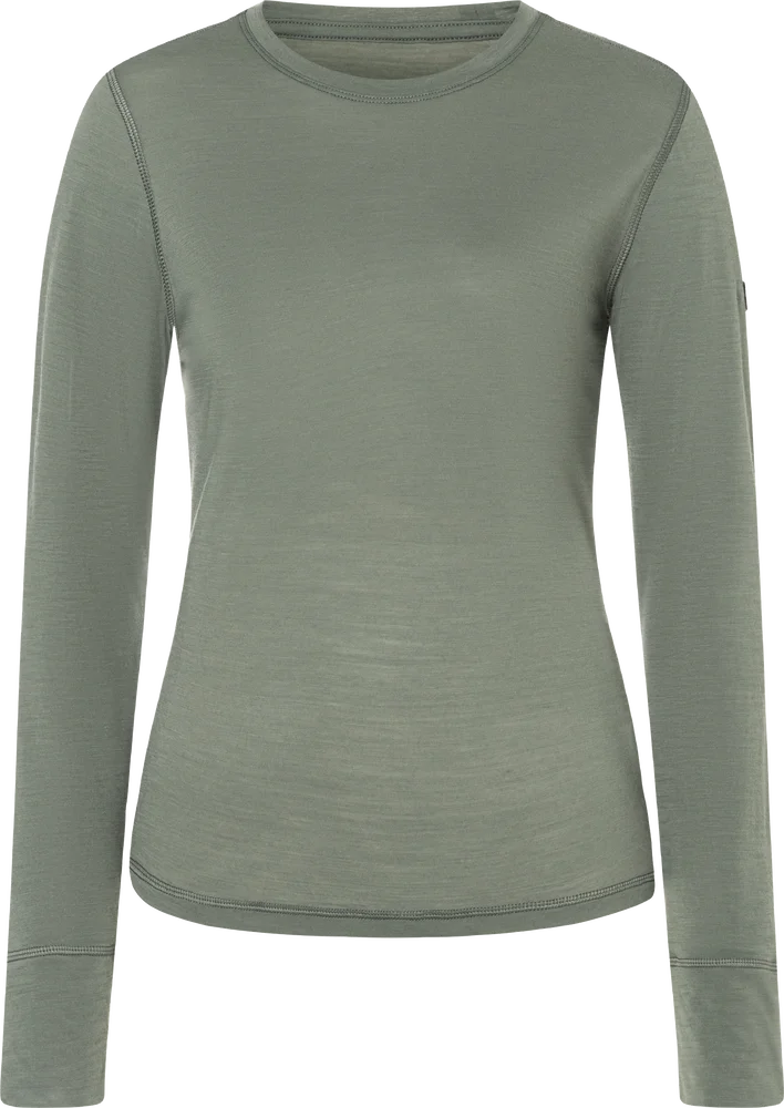 super.natural Women´s Sierra140 Long Sleeve Eucalyptus v:4082778 super.natural Women´s Sierra140 Long Sleeve Eucalyptus v:4082778